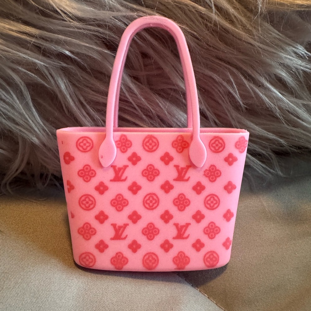 LV Pink Tote Bag Oversized for Labubu